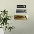 thumbnail image 3 of Signs ByLITA Standard Foam Spray Fire Extinguisher Door or Wall Sign Durable ABS Plastic | Laser Engraved | Easy Installation | Elegant Design Sign (Blue) - Small, 3 of 7