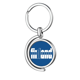 thumbnail image 1 of Finlandia, país, nombre de la bandera Rotating keychain Metal Keyring Holder, 1 of 2