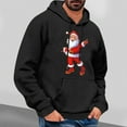 thumbnail image 2 of DODADAWANJ Christmas Funny Hoodie for Men Santa Claus Graphic Pullover Hoodies Hooded Drawstring Sweatshirt for Funny Christmas Gifts S, 2 of 5