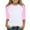 Pink, variant on Bnwani Long Sleeve Toddler Shirt Black Crew Neck Casual Fashion Solid Tops 3-4t