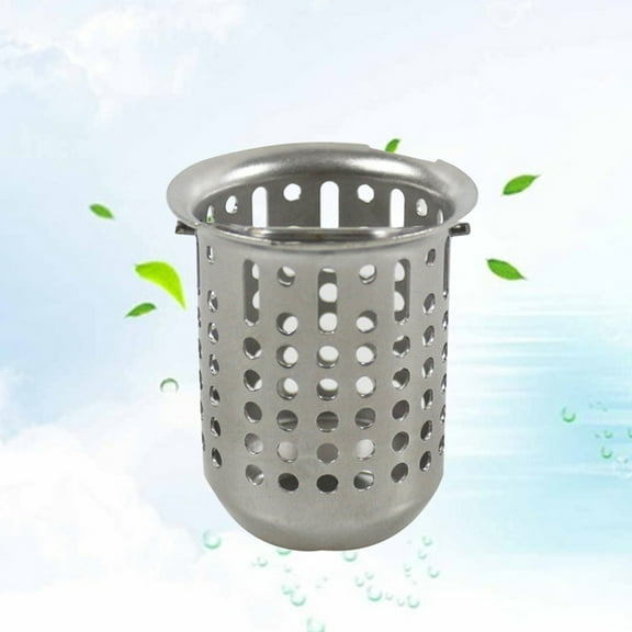 PAMINGONO Stainless Steel Sink Strainer Basket Filtering for Floor Drain 1Set
