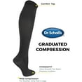 thumbnail image 2 of Mens Travel Knee High Socks With Graduated Compression, 2 of 2