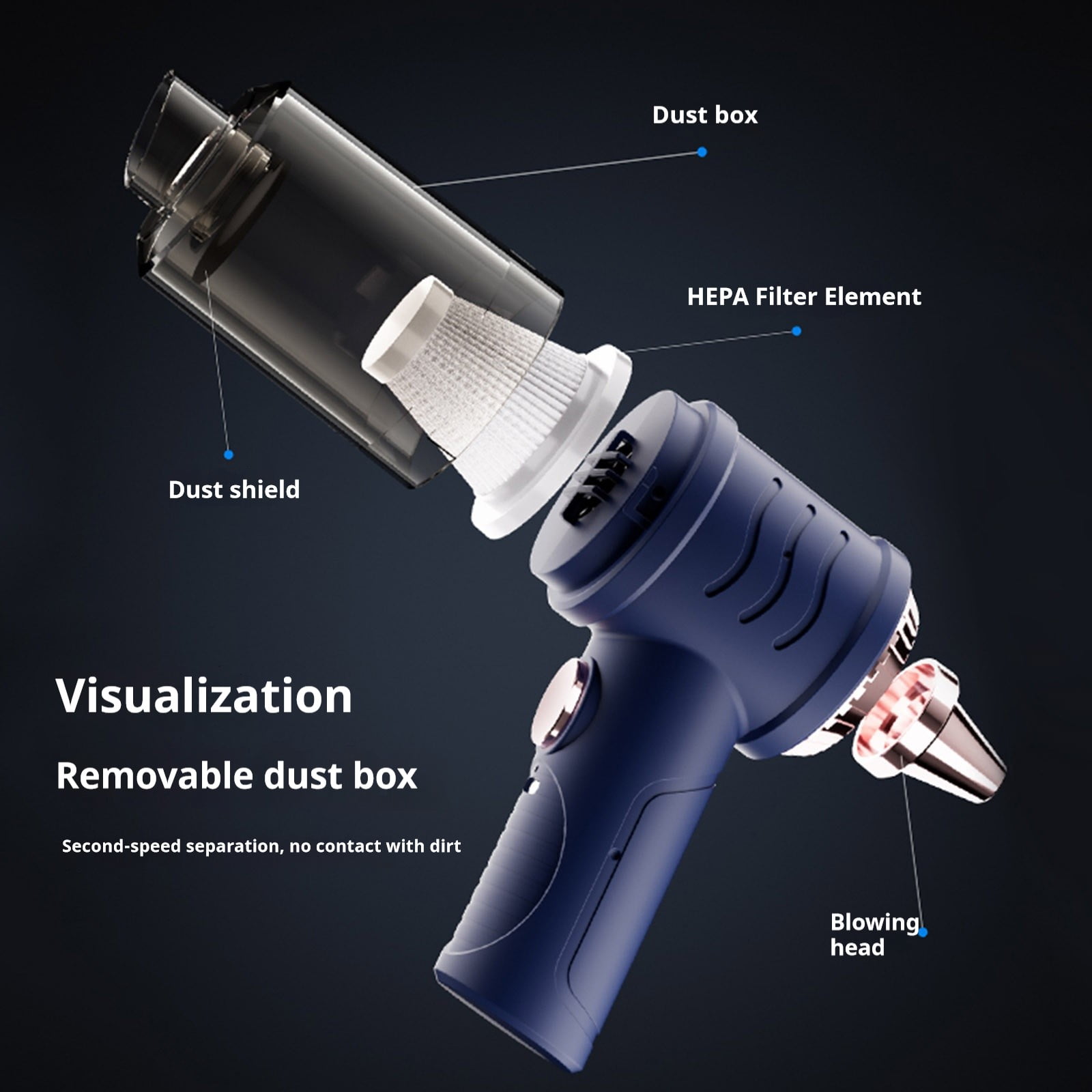 UP TO 65% OFF! YZEGDCH Cordless Vacuum Cleaner for Home Stick Vacuum with Powerful Suction Anti-tangle and Dust Cup Vacuum Cordless for Pet Hair/Carpet/Floors
