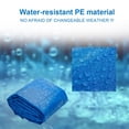 thumbnail image 4 of Heavy-Duty Blue Rectangular Pool Cover  Resistant PE Swimming Pool Cover Portable Protective Cover for Above Ground Swimming Pools, 4 of 7