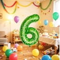 thumbnail image 3 of Globo Yeodong verde número 2 píxeles de 40 pulgadas para cumpleaños, 3 of 7
