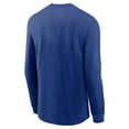 thumbnail image 3 of Men's Nike Royal Chicago Cubs Over Arch Performance Long Sleeve T-Shirt, 3 of 3