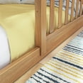 thumbnail image 5 of Twin Over Twin Low Bunk With Two Guard Rails, Pecan, 5 of 10