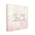 thumbnail image 3 of Stupell Industries Free Spirit Wild Heart Inspirational Pastel Watercolor Canvas Wall Art, 17 x 17, Design by Kim Allen, 3 of 5