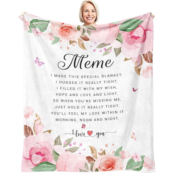 Christmas Meme Gifts, Meme Birthday Gift for Grandma, Grandma Birthday Present, Grandmother Present from GrandUsers, Grandmother Christmas Blanket 60" X 50"