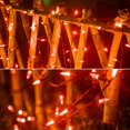 thumbnail image 2 of Elnsivo 200LED Orange Halloween String Lights 8Modes 66ft Connectable for Xmas Tree Halloween Outdoor Decor, 2 of 7