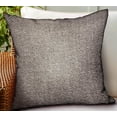 thumbnail image 2 of Plutus Brands Jagged Ash Gray Chevron Luxury Outdoor/Indoor Throw Pillow, 2 of 3