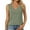 Green, variant on Tank Tops for Women Trendy Lace V Neck Knit Sleeveless T Shirts Work Casual Solid Color Loose Summer Blouses (2XL, Green)