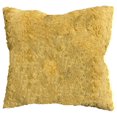 thumbnail image 1 of Lot de 2 coussins déco en fausse fourrure Hometrends – Jaune éclatant, 1 of 3