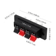 thumbnail image 3 of Conectores de altavoz de 10pcs Conectores Subwoofer Taps Box Terminal Binding Post, 3 of 3