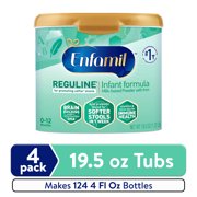 Enfamil Reguline Powder Baby Formula, Dual Prebiotics for Soft Stools in 1 Week, 78 Oz Tub