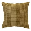 Better Homes and Gardens Chenille Squares Accent Pillow, Gold