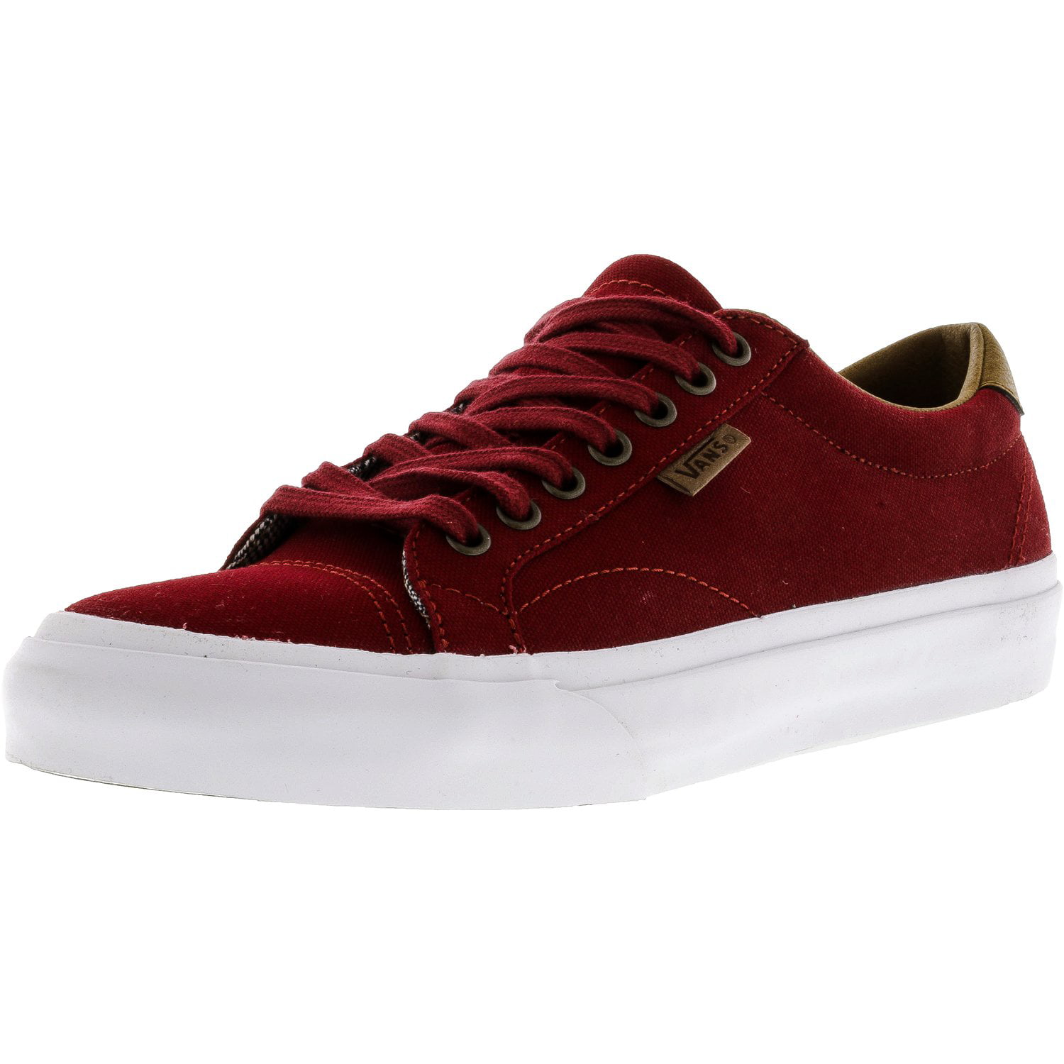 Vans Court C And L Red Dhalia / True White Ankle-High Canvas ...
