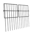 thumbnail image 3 of 10x Paneles de valla de metal para jardín, accesorios para de patio, paneles de sección de 33 x 43 cm, decoración, bordes de alambre de hierro, 3 of 8