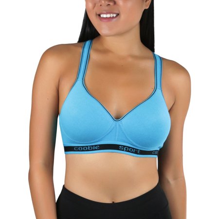 

ToBeInStyle Women s Pull-Over Racerback Sports Bra w/Jennifer Sport Text Print