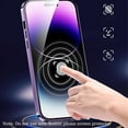 thumbnail image 5 of Double-sided magnetic phone case,360° Anti Peep Adsorption Metal Bumper-Tempered Glass, 5 of 7