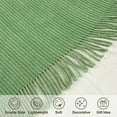 thumbnail image 4 of Manta Blagic Green Chenille Farmhouse de 50 x 60 cm, 4 of 7