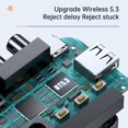 thumbnail image 1 of Receptor de audio con perilla multifunción Conversor de audio Compatible con Bluetooth 5.3 Ndcxsfigh Para estrenar, 1 of 8