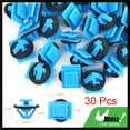 thumbnail image 6 of Rivet Blue Bumper Fender Fastener Clip 30pcs Plastic for Hyundai Kia 87756-1F000, 6 of 6