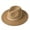 Khaki, variant on Unisex Panama Straw Hat Wide Brim Breathable Foldable For Men Women Summer Beach Vacation Outdoor Travel Sun Protection Boater Cap Headwear