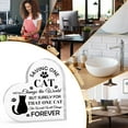 thumbnail image 4 of Cat Gifts for Cat Lovers Cat Owner Gift Heart Shaped Acrylic Decor Inspirational Gift for Cat Lover Cat Mom Gifts for Women Acrylic Sign Gift Animal Lover Thank You Gift Cat Lovers Friend Gift, 4 of 6