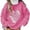 Pink, variant on Scribble Heart Embroidery Oversized Knit Sweater Women Loose Valentine Fall Layering Pullover 1PC S-M-L