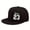 Black, variant on Hip Hop Baseball Cap Hard White Brim No.23 Print Casual Summer Street Style Hat Unisex