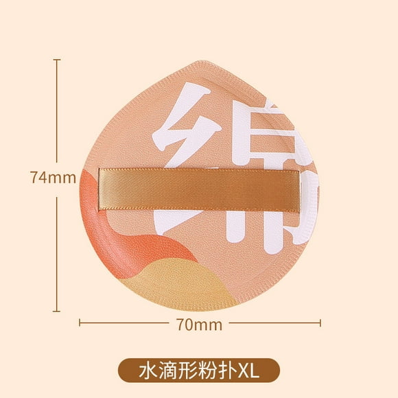 Nvzi esponjas de maquillaje, esponja de maquillaje compacta Beauty Face Primer, esponja de repuesto para licuadora con caja de almacenamiento, naranja, A45, XL