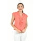 thumbnail image 1 of Blusa con detalle de olan Roman Fashion / Juvenil, 8049 (Coral) coral EG, 1 of 4
