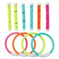 thumbnail image 1 of Pool Toys, YCFUN 10-Pcs Dive Stick Ring Set, Dive Party Pack Pool Set for Child Boys Kids, Red, 1 of 5