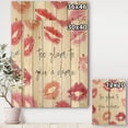 thumbnail image 3 of Designart 'Glam Chic Accents VII' Fashion Print on Natural Pine Wood, 3 of 3