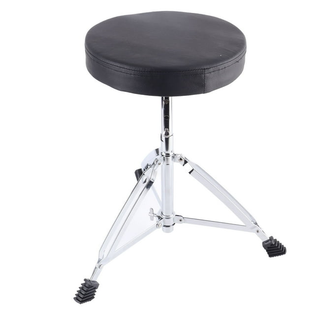 Chaise Tambour, Tabouret Tambour Rembourré 42.5-55cm Réglable pour Jouer d'Instruments de Musique