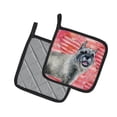 thumbnail image 2 of Caroline's Treasures Schnauzer Love Pair of Pot Holders, 2 of 2
