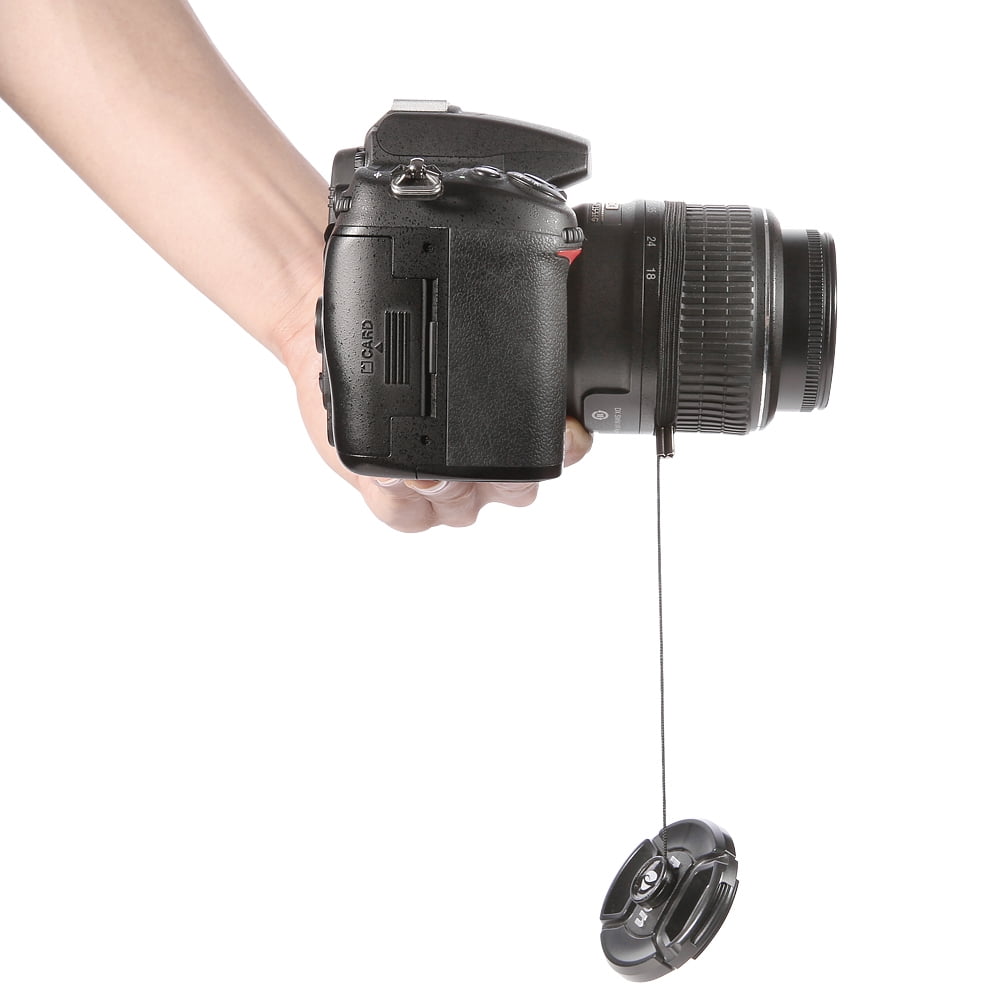 Lens Cap Keeper Holder Pour Canon Nikon Sony Pentax Fuji 