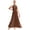 Brown, variant on Miaeowve Women Dance Dresses Sleeveless Mesh Swing Skirted Leotard Lyrical Contemporary Dancewear Brown M