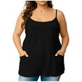 thumbnail image 1 of RXMEKW Débardeur Grande Taille pour Femmes avec Poche Col Rond Décontracté Été Polyester, 1 of 6
