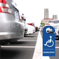 thumbnail image 5 of Letrero Estacionamiento Discapacitados 3,5 X 8,5 Pulgadas, Colgador, Señal Seguridad para Permiso Estacionamiento Discapacitados, 4 Unidades, Etiqueta Estacionamiento, 5 of 5