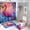 AA-2, variant on Space Adventure Icons Set-2 Shower Curtain Sets Non-Slip Rugs Bath Mat Toilet Cover U Shaped Mat 4 Pcs