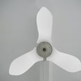 thumbnail image 4 of WEUVEB Ceiling Fan Replacement Parts 3Pcs Sleek Design for Office Users White, 4 of 8