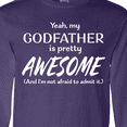 thumbnail image 4 of Inktastic Yeah My Godfather is Pretty Awesome Long Sleeve T-Shirt, 4 of 5