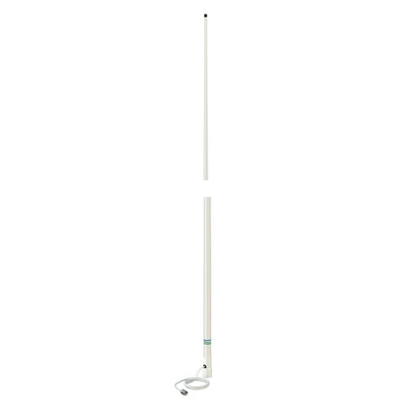 Vhf Portable Marine - Shakespeare 5206-N Classic VHF Marine Band Antenna, 8', White Nylon