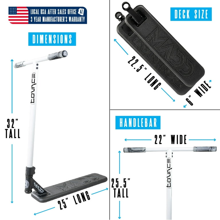Trampoline Pro Scooter for Stunt Practice – Real Headtube, Pro T
