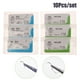thumbnail image 2 of 10pcs 2.0/3.0/4.0 monofilamento de seda de nylon aguja de hilo médico de la sutura quirúrgica de la sutura de la formación del hilo de la sutura del kit de práctica, 2 of 8