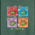 thumbnail image 3 of Teenage Muntant Ninja Turtles -  Character Grid - Women's Lightweight French Terry Long Sleeve Shirt, 3 of 5