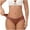 Brown, variant on ShomPort Low Rise Briefs for Womens Invisible Solid Color Smoothing Breathable Workout Everyday Panties