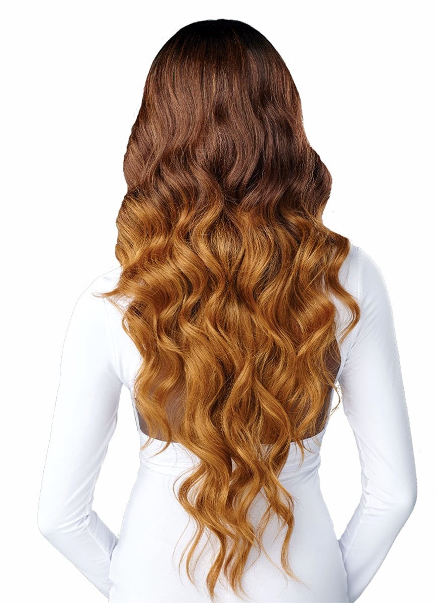 Butta Lace Human Hair Blend Ocean Wave 30" Wig By Sensationnel Lace Wigs